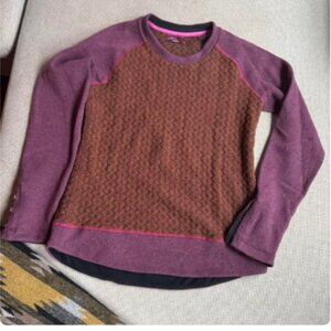 Prana Wool Blend Crew Neck Sweater size small